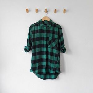 M A D E W E L L • Flannel Button Down Tunic